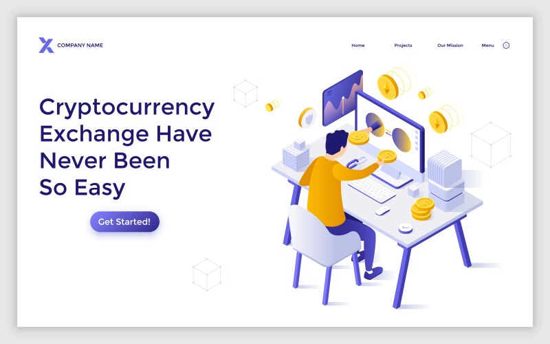 Consulting isometric web banner Royalty Free Vector Image
