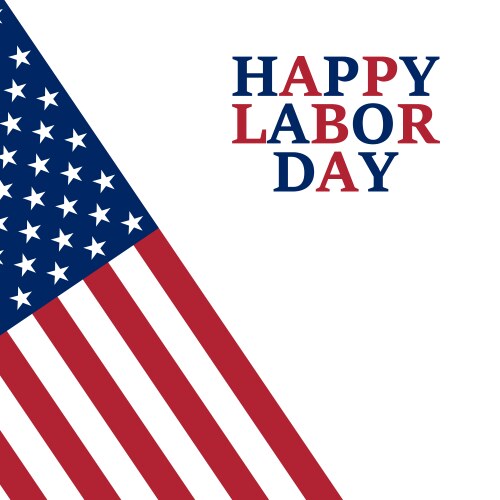Labor day holiday in the united state Vector Image