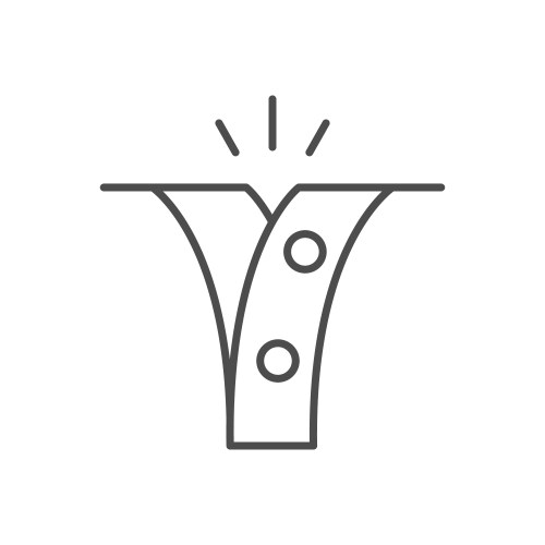 Fly boarder icon outline innovative Royalty Free Vector