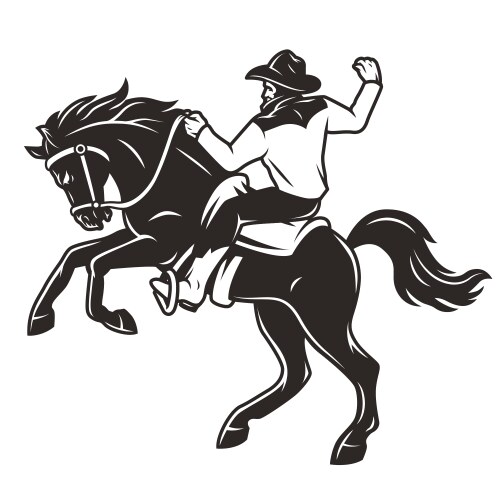 Cowboy Horse Rider Vector Images (over 3,100)
