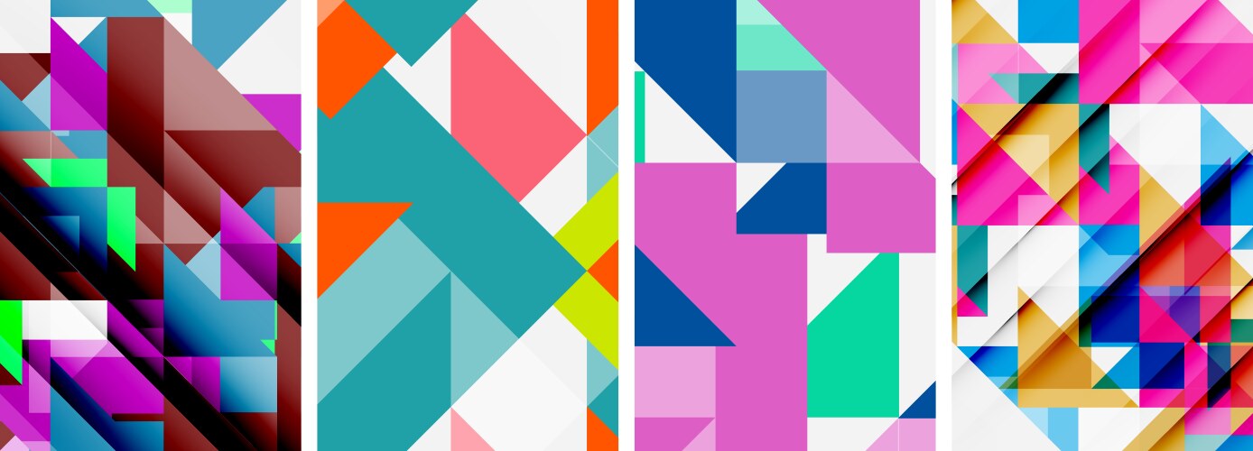 Random Triangle Pattern Vector Images (over 14,000)