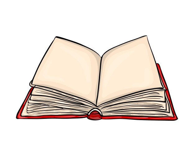 Open book cartoon symbol icon design beautiful Vector Image
