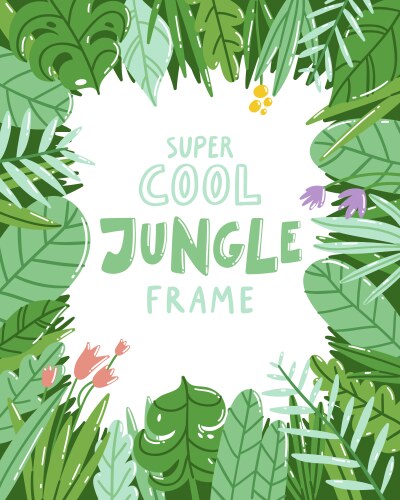 Floral frame Royalty Free Vector Image - VectorStock
