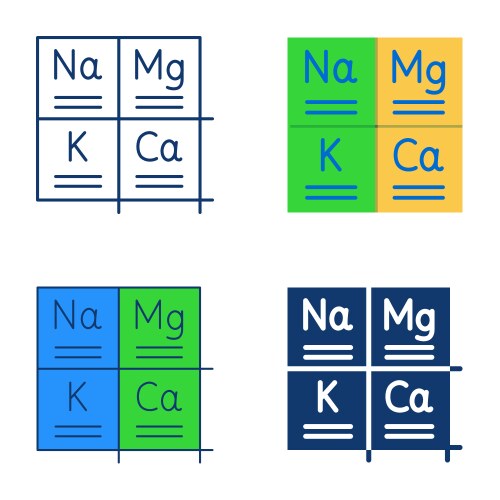 Periodic Table Of Elements Vector Images Over 9 400