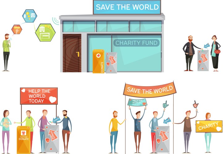 Teamwork flat concept Royalty Free Vector Image