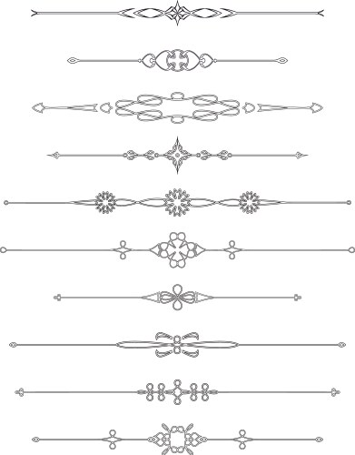 Design elements and page decoration Royalty Free Vector