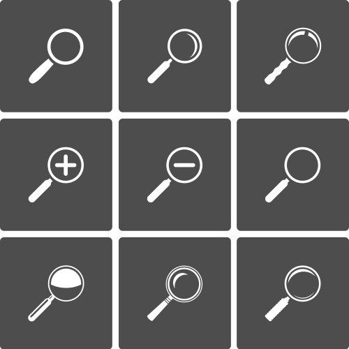 Magnifying Glass Icon – Royalty-Free Vector | VectorStock
