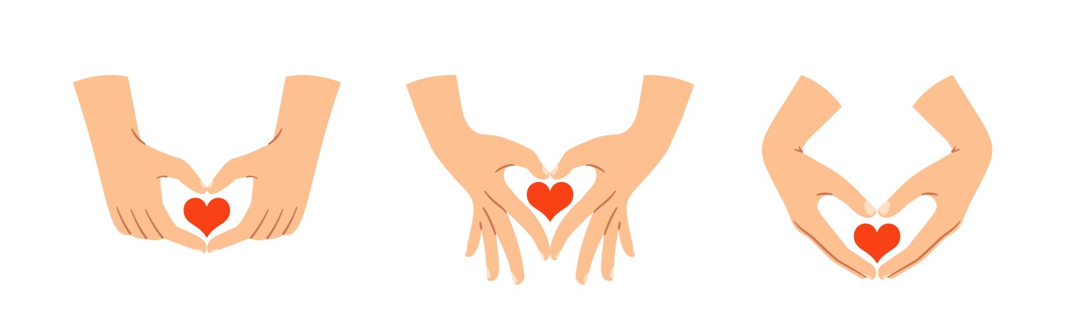 Cartoon Hands Heart Vector Images (over 63,000)