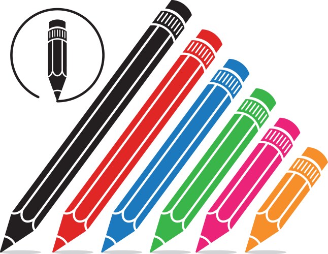 Pencils Vector Images (over 370,000)
