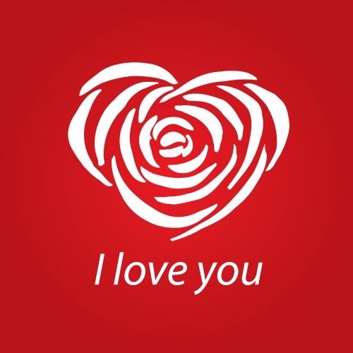Retro red patterned heart Royalty Free Vector Image