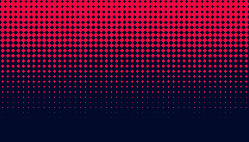 Abstract blue and red halftone pattern background vector image