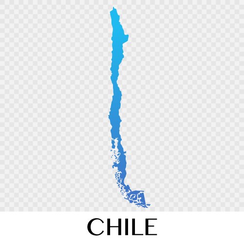 Chile Map - South America Vector Image