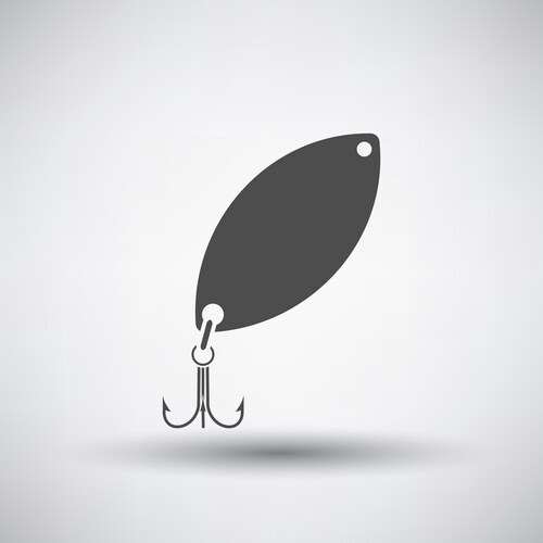 Fishing Spoon Icon Vector Image