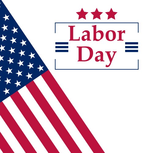 Labor day holiday in the united states Vector Image