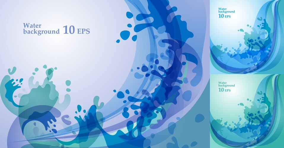 Wave background Royalty Free Vector Image - VectorStock
