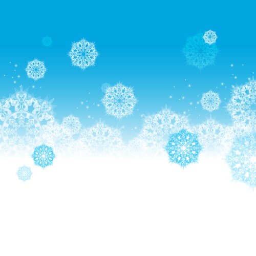 snow background vector image vector image