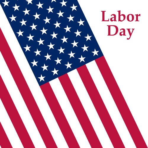 Labor day holiday in the united states Vector Image