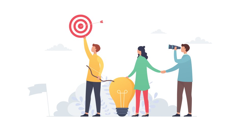 Business Strategy & Growth vector image