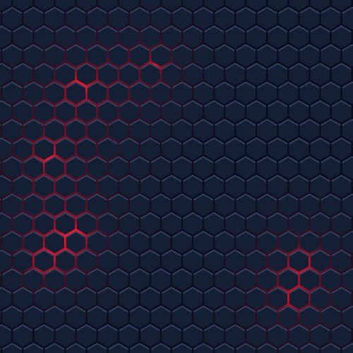 Abstract background with hexagonal pattern vector image