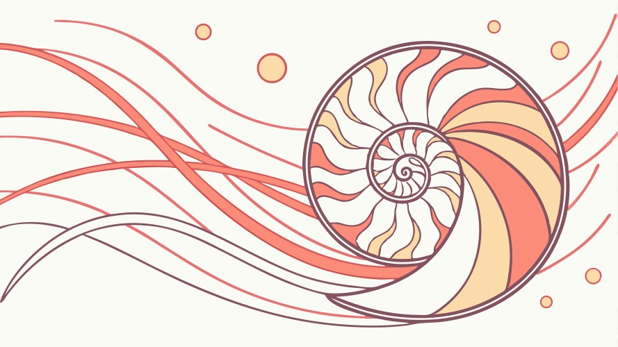 Abstract flowing lines pattern dynamic colorful vector image