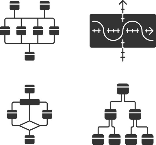 Process Flow Diagram Icon – Royalty-Free Vector | VectorStock
