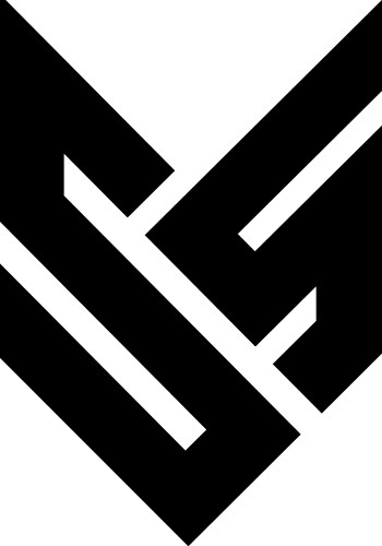 Ts logo monogram with wings arrow around design Vector Image