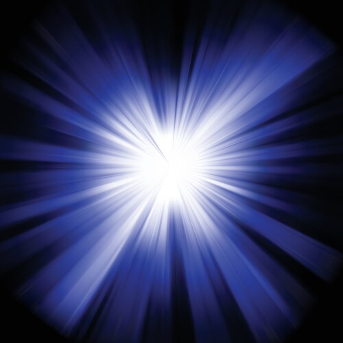 Blue star burst background Royalty Free Vector Image