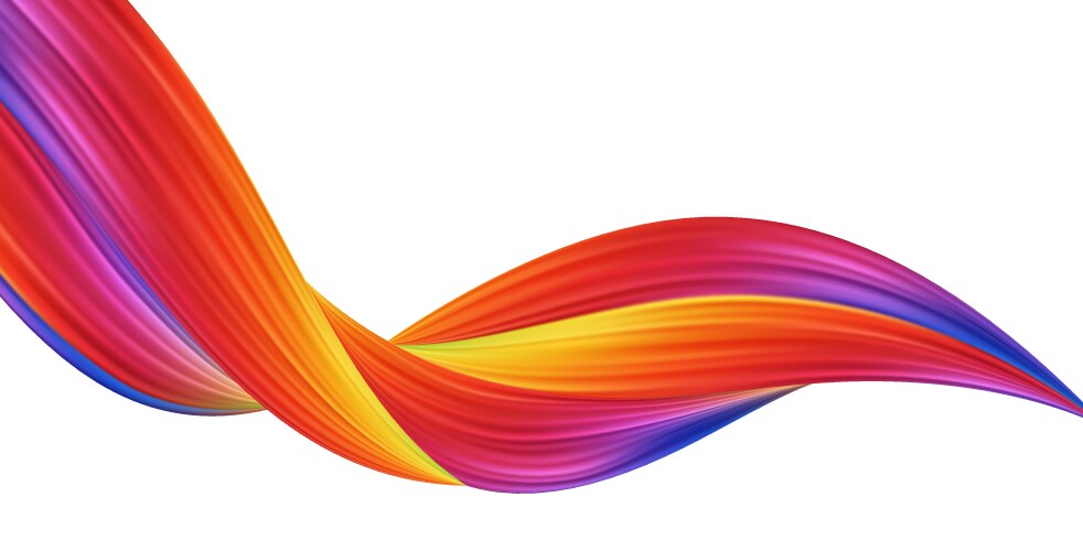Abstract colorful flow liquid shapes background Vector Image