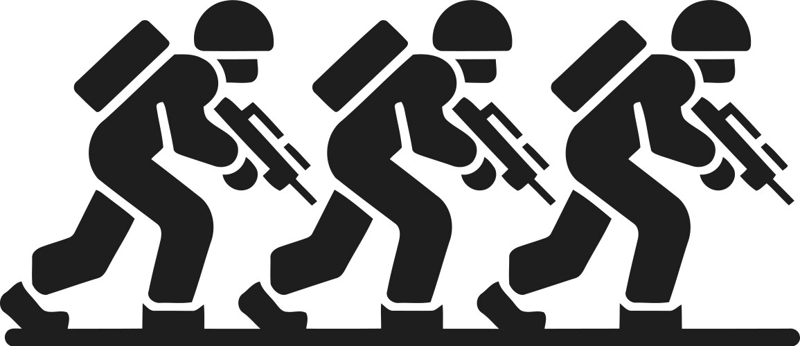 Soldiers Marching Vector Images (over 860)
