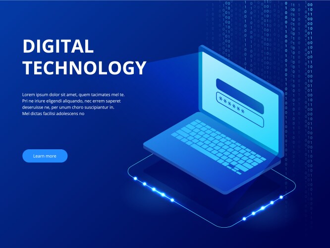 Tech Data Network Connection vektorbild
