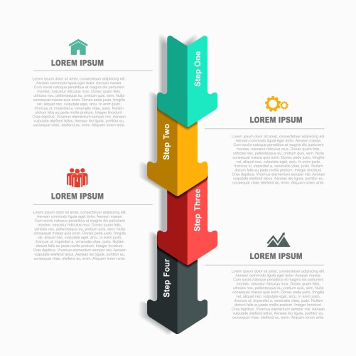 infographic design template with place for your vector image