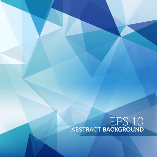 Blue background with geometric square shapes Vector Image