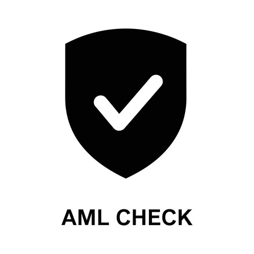 AML Compliance Shield Icon – Royalty-Free Vector | VectorStock