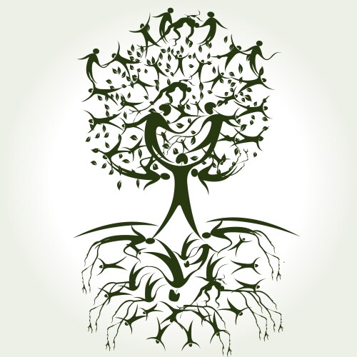 Abstract tree Royalty Free Vector Image - VectorStock