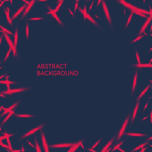 Abstract background with lines and dots in red vector image