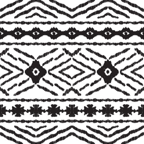 Tribal seamless pattern Royalty Free Vector Image