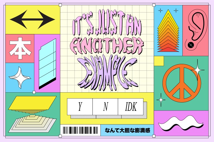 Neon old computer aestethic retro japan pc vector image