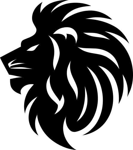 Lion logo design symbol of strength and majesty 8 Vector Image