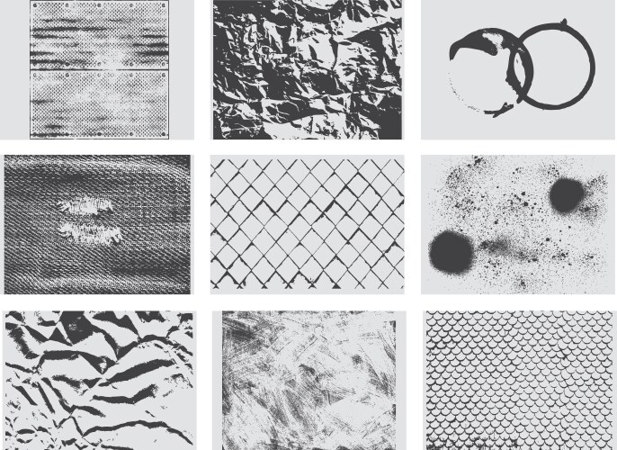 Grunge texture set Royalty Free Vector Image - VectorStock