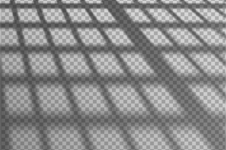 Light effect shadow overlay from window isolated vector image
