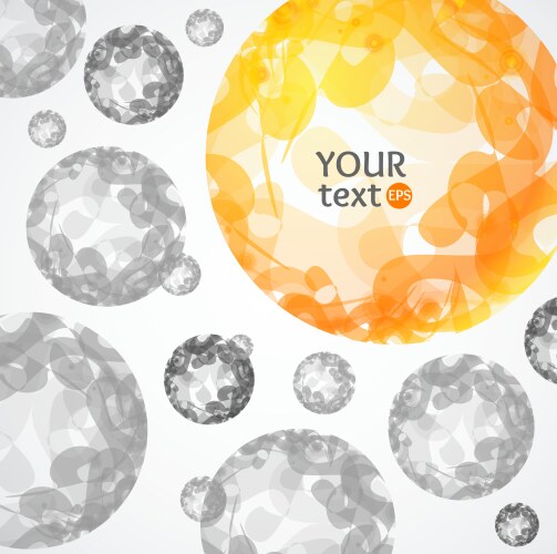 Abstract Sphere Background Flat Design Royalty Free Vector