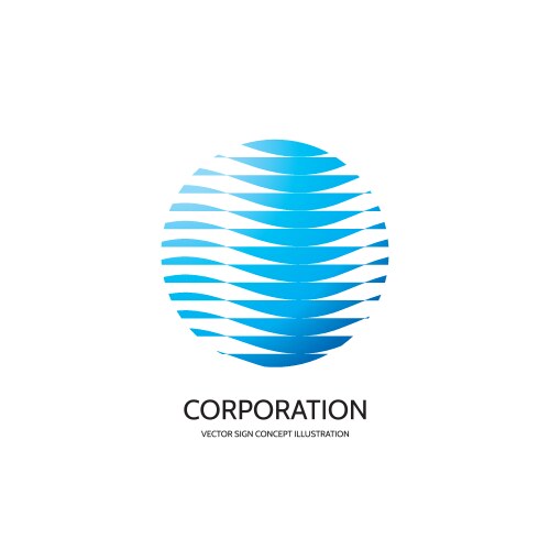 Creative abstract 3d pixel sphere logo design Vector Image