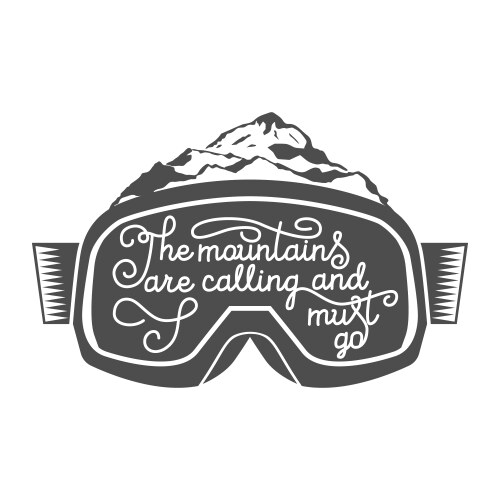 Snowboarding Motivation Quotes Vector Image