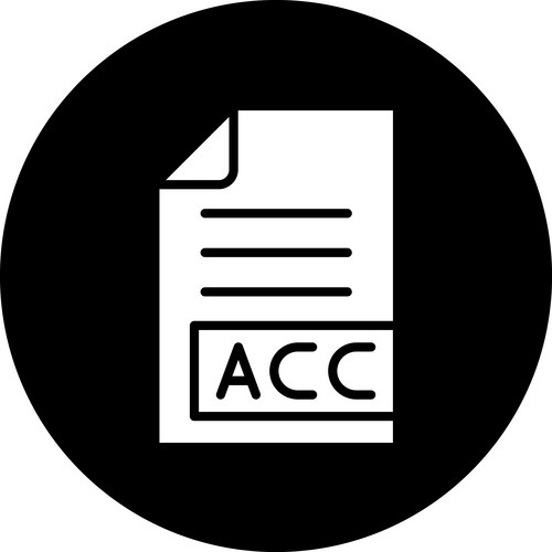 AAC Icon Vector Image