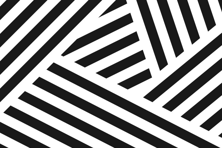 abstract black and white pattern stripe line vector