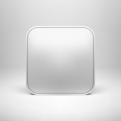 Technology blank app icon template vector image