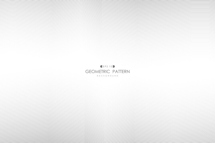 Abstract gray lines pattern on white background Vector Image