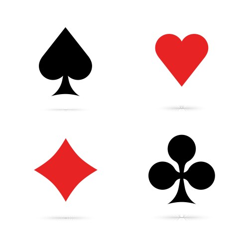 four aces vector image