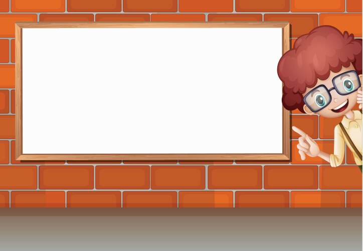 Writing on board Royalty Free Vector Image - VectorStock