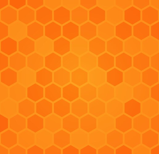 Abstract hexagonal honeycomb background vector image